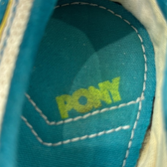 Pony Sneakers Rio Suede Turquoise Sneakers Size 9 - Picture 6 of 10